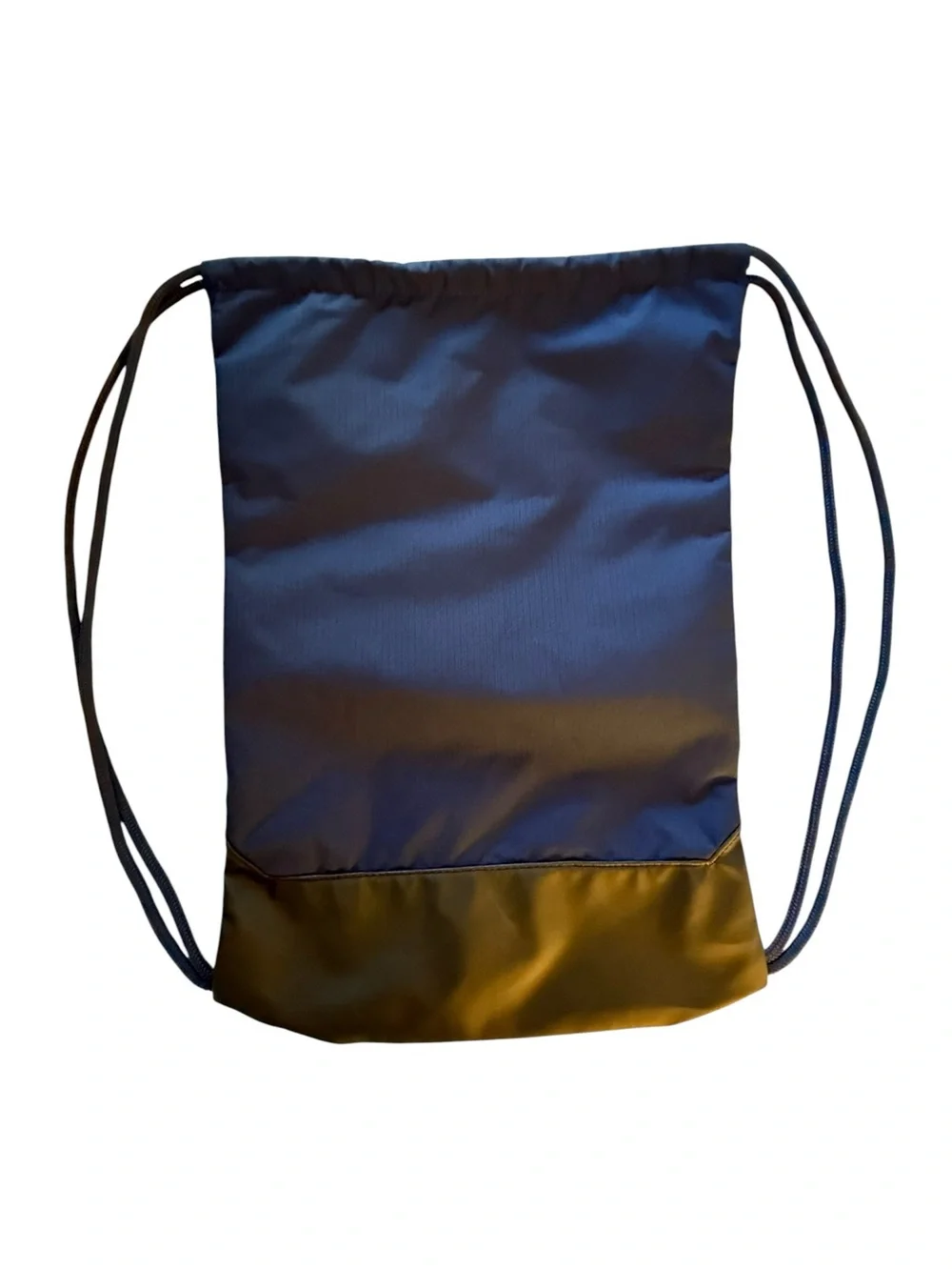 Nike Navy Drawstring Backpack with White Swoosh